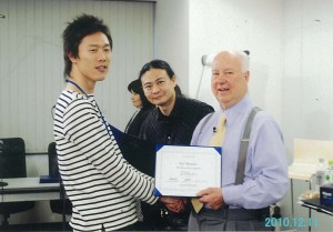 コーチングの師ルータイスとの記念写真