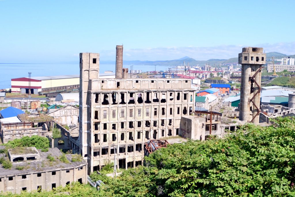 サハリンの真岡（ホルムスク）